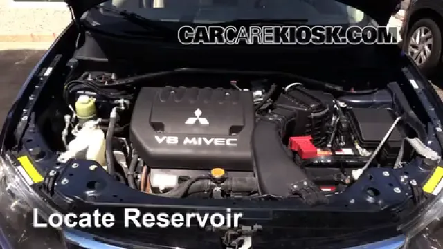 2009 Mitsubishi Outlander XLS 3.0L V6 Líquido limpiaparabrisas Agregar líquido